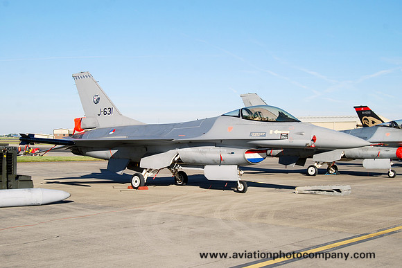 Dutch Air Force 323 Squadron GD F-16AM J-631 at RIAT Fairford (2014)