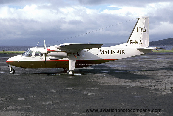 Malinair Britten Norman BN-2 Islander G-MALI (1985)