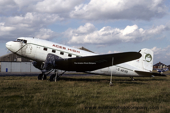Aces High Ltd Douglas C-47-DL Dakota G-AKNB (1982)