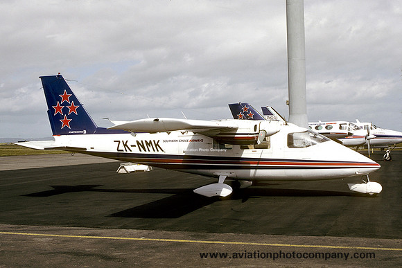 Southern Cross Airways Partenavia P-68B Victor ZK-NMK (1985)