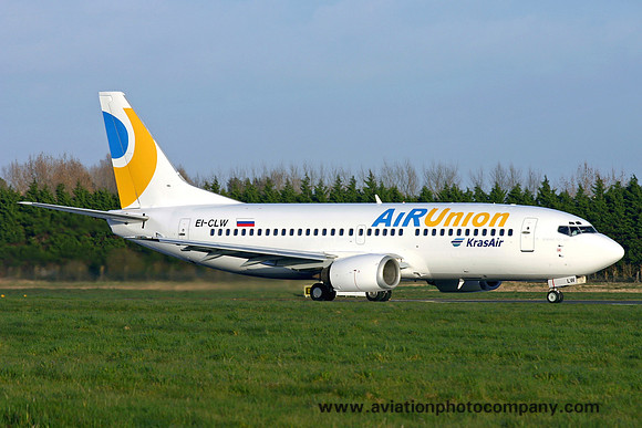 Air Union/Kras Air Boeing 737-3Y0 EI-CLW at Shannon (2006)