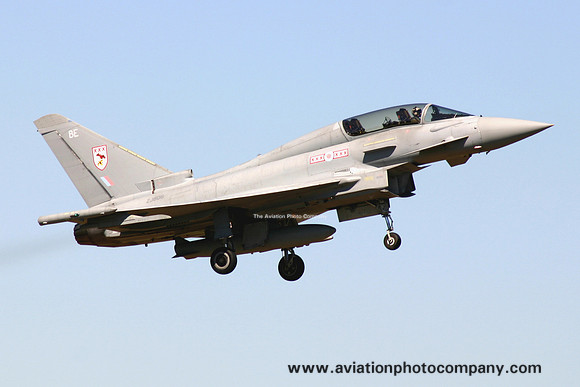 RAF 29 Squadron BAE Typhoon T.1 ZJ806/BE at RAF Coningsby (2006)