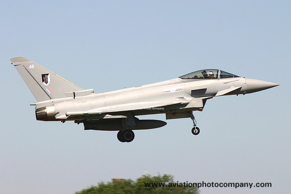 RAF 17 Squadron BAE Typhoon F.2 ZJ912/AB at RAF Coningsby (2006)