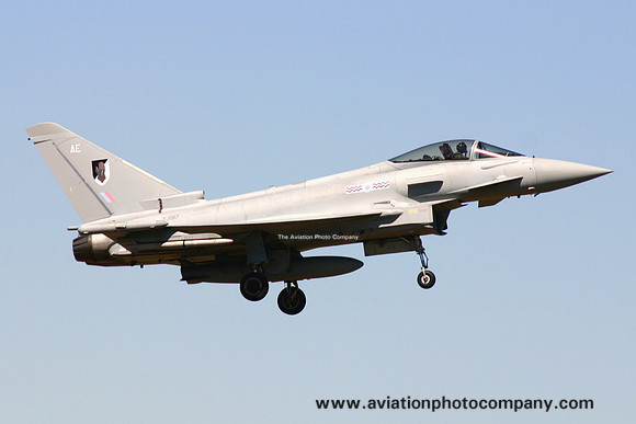 RAF 17 Squadron BAE Typhoon F.2 ZJ917/AE at RAF Coningsby (2006)