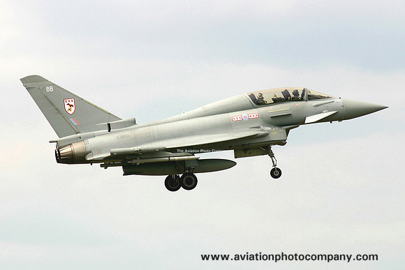 RAF 29 Squadron BAE Typhoon T.1 ZJ802/BB at RAF Coningsby (2006)