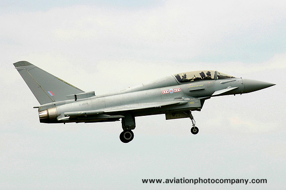 RAF 29 Squadron BAE Typhoon T.1 ZJ808 at RAF Coningsby (2006)