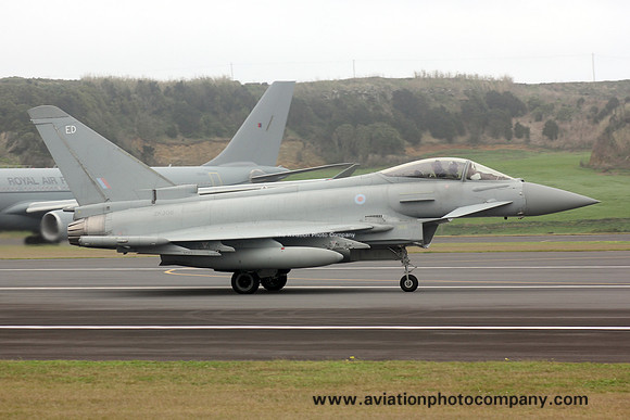 RAF BAE Typhoon FGR.4 ZK306/ED at Lajes (2017)