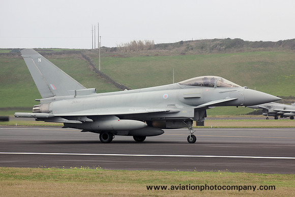 RAF BAE Typhoon FGR.4 ZK311/N at Lajes (2017)
