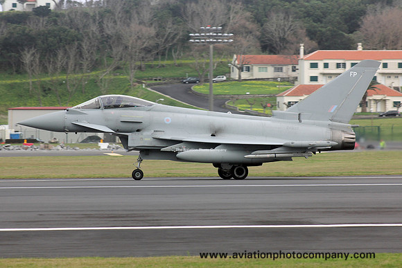 RAF BAE Typhoon FGR.4 ZK337/FP at Lajes (2017)