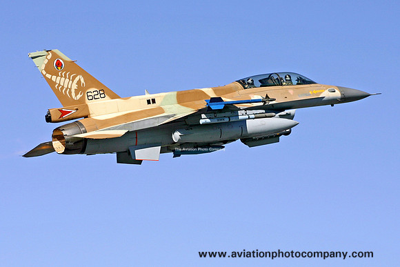 Israeli Air Force 105 Squadron General Dynamics F-16D 628 (2005)