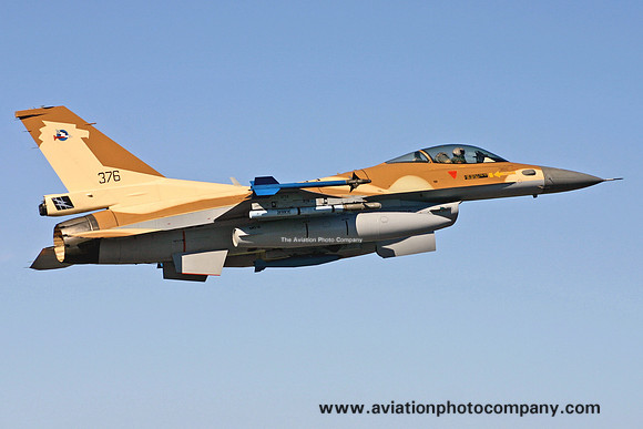 Israeli Air Force 110 Squadron General Dynamics F-16C 376 (2005)