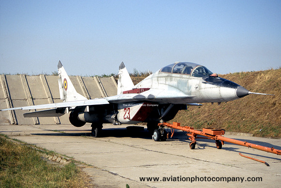Romanian Air Force Mikoyan MiG-29UB 23 (2006)