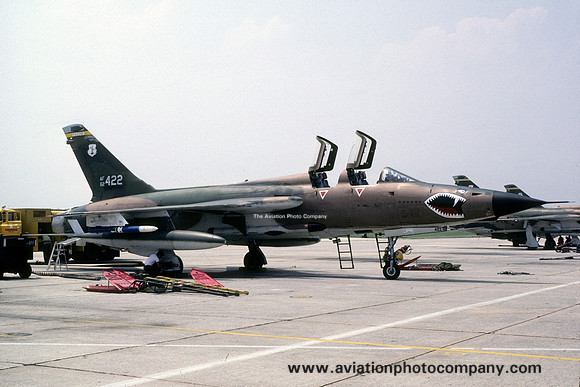 USAF Georgia ANG 128 TFS Republic F-105D Thunderchief 62-4422 (1980)