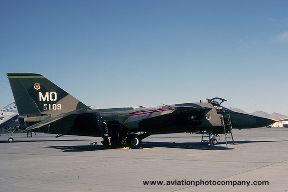USAF 366 TFW 390 TFS General Dynamics F-111A Aardvark 67-0109/MO (1980)