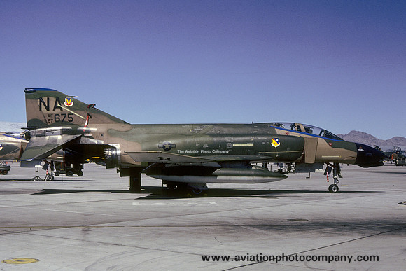 USAF 474 TFW 428 TFS McDonnell F-4D Phantom 66-7675/NA (1980)