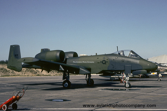USAF 81 TFW Fairchild A-10A Thunderbolt 78-0724/WR (1980)