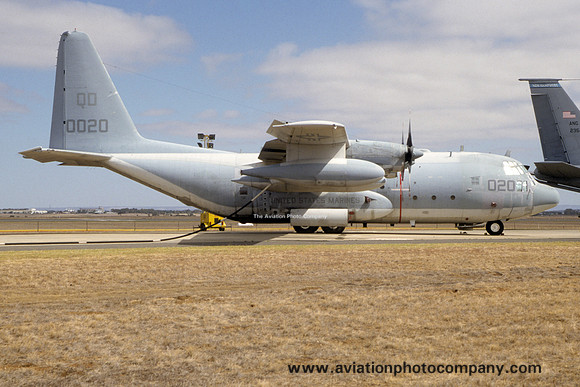 US Marines VMGR-152 Lockheed KC-130R Hercules 160020/QD at the Avalon Air Show (2003)