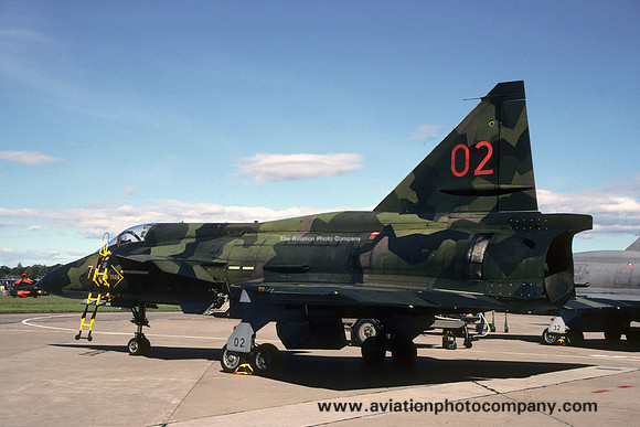 Swedish Air Force F7 SAAB Viggen AJ-37 37071/02 (1990)