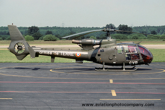 French Army EL/1 Aerospatiale SA.341F Gazelle 1561/CVB (1990)