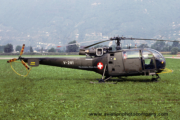 Swiss Air Force Sud Alouette III V-281 (1989)