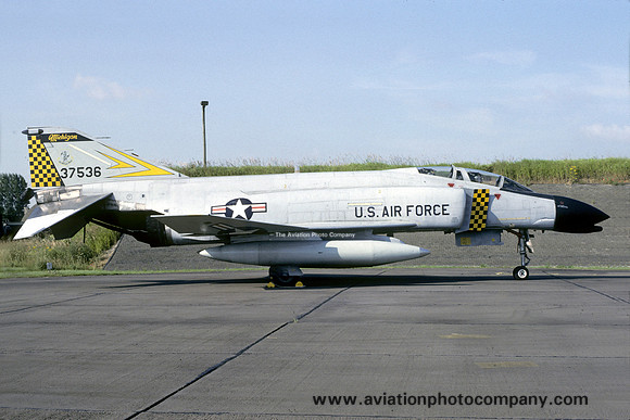 USAF Michigan ANG 171 FIS McDonnell F-4C Phantom 63-7536 (1986)
