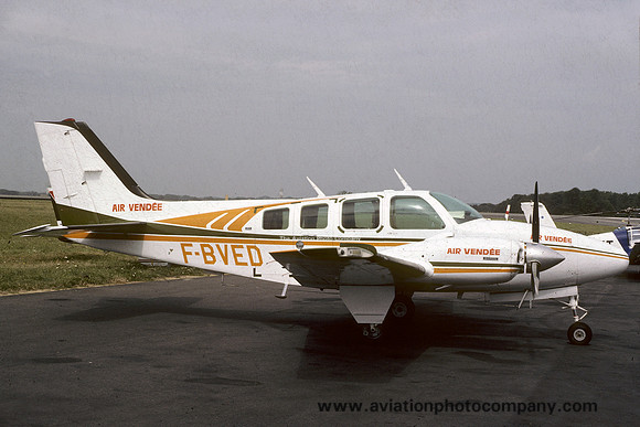 Air Vendee Beech 58 Baron F-BVED (1983)