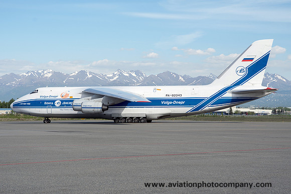 Volga Dnepr Antonov An-124-100 RA-82043 at Anchorage IAP (2016)