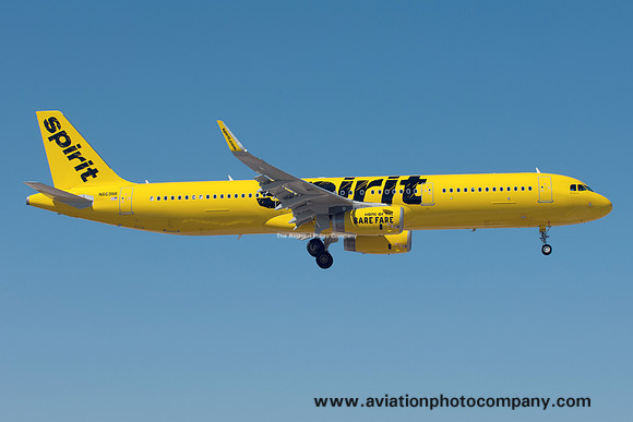 Spirit Airlines Airbus A321-231SL N669NK at Las Vegas IAP (2016)