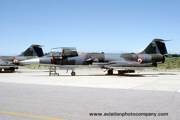 Italian Air Force 53 Stormo Lockheed/FIAT F-104S-ASA MM6819/53-01 (1991)