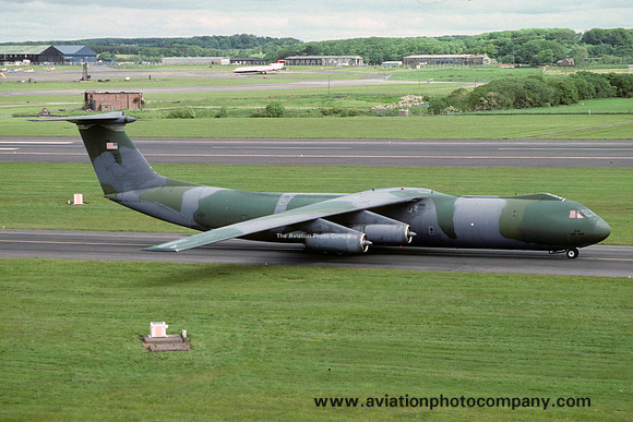 USAF 437 MAW Lockheed C-141B Starlifter 65-0266 at Prestwick (1990)