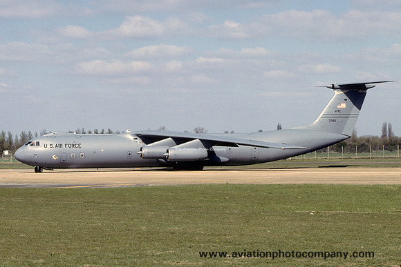 USAF AFRC 459 AW Lockheed C-141C Starlifter 67-0166 at RAF Mildenhall (2003)