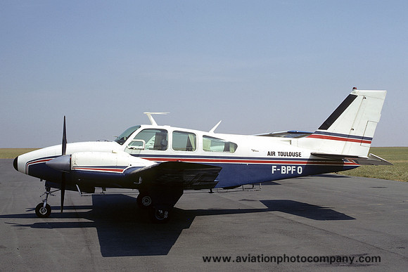 Air Toulouse Beech 95 Baron C55 F-BPFO (1971)