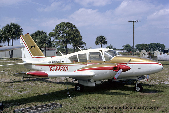 Anglo Normandy Airways Piper PA-23-250 Aztec C N5669Y (1973)