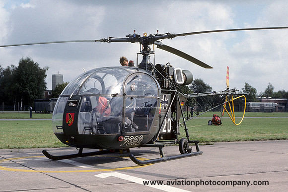 German Army HFWS Sud Alouette II 76+02 (1990)