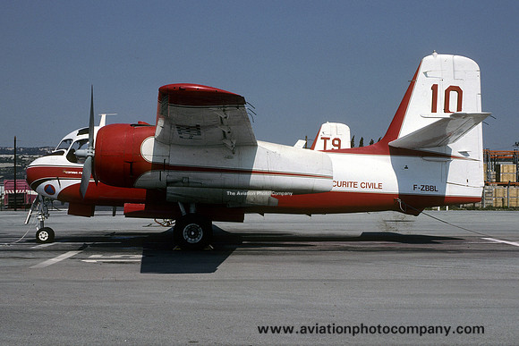 French Securite Civile Grumman S-2A/Conair Turbo Firecat F-ZBBL/10 (1990)