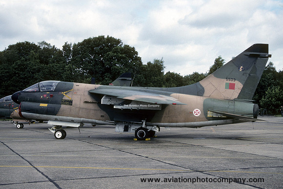 Portuguese Air Force Esq 304 LTV A-7P 5503 (1990)
