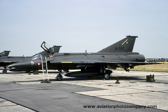 Danish Air Force Esk 725 SAAB Draken F-35 A-007 (1990)