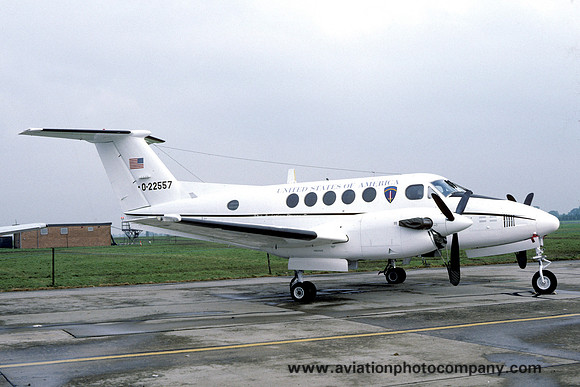 US Army 207th Aviation Company Beech C-12A Huron 76-22557 (1987)