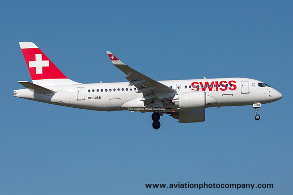Swiss International Airlines Bombardier CS-100 HB-JBB (2016)