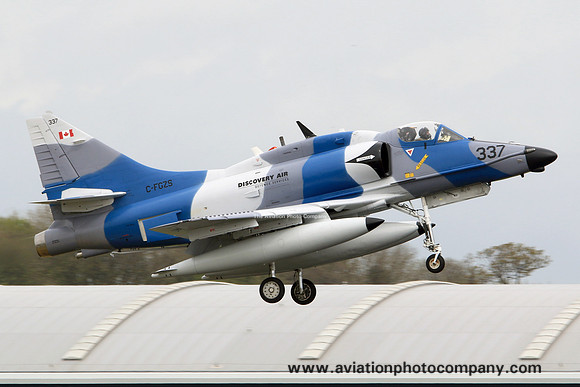 Discovery Air Defence Services Inc Douglas A-4N Skyhawk C-FGZS at Prestwick (2015)