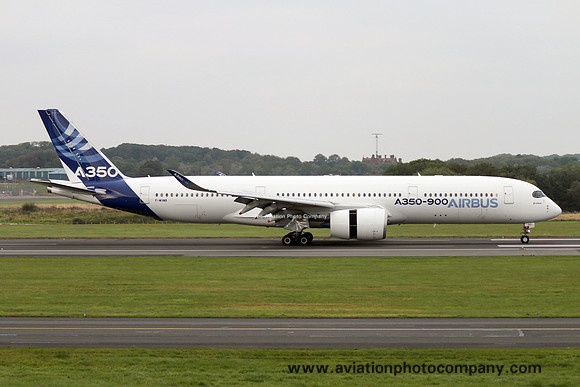 Airbus A350-900 F-WXWB at Prestwick (2015)