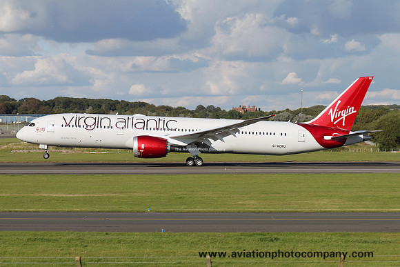 Virgin Atlantic Boeing 787-9 G-VCRU at Prestwick (2015)