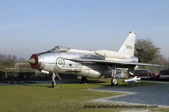 Saudi Air Force English Electric Lightning F.53 53-686 displayed at the Norwich Aviation Museum (2016)
