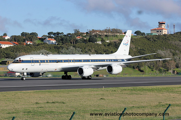 NASA Douglas DC-8-72 N817NA at Lajes (2017)