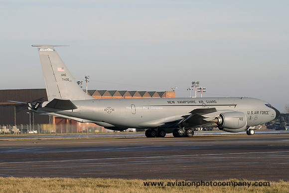USAF New Hampshire ANG 133 ARS Boeing KC-135R Stratotanker 57-1430 at RAF Mildenhall (2017)