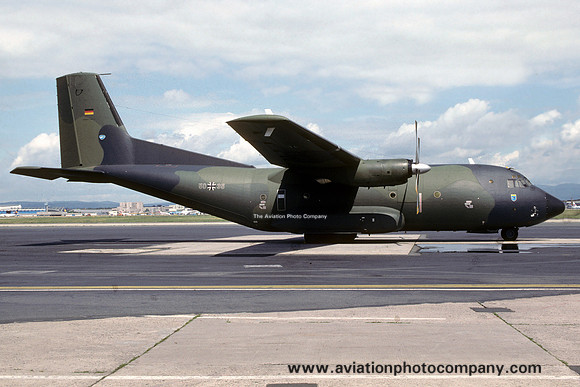 German Air Force LTG63 Transall C-160D 50+35 at Rhein Main (1990)