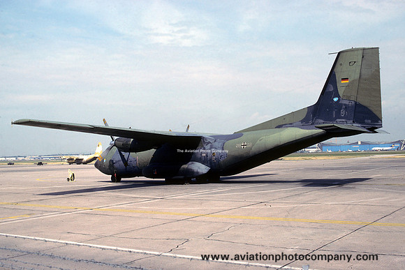 German Air Force LTG61 Transall C-160D 50+60 at Rhein Main (1990)