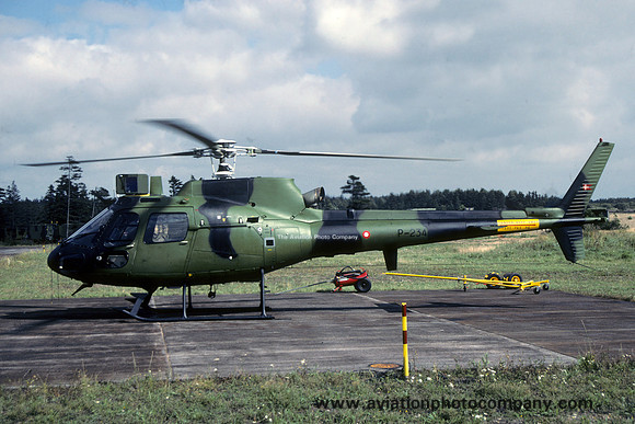 Danish Air Force Aerospatiale AS.550C2 Fennec P-234 (1990)