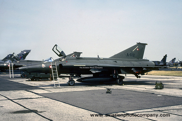 Danish Air Force Esk 725 SAAB Draken F-35 A-012 (1990)