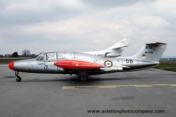 French Air Force ETE43 Morane Saulnier MS.760 Paris 34/43-BB (1990)